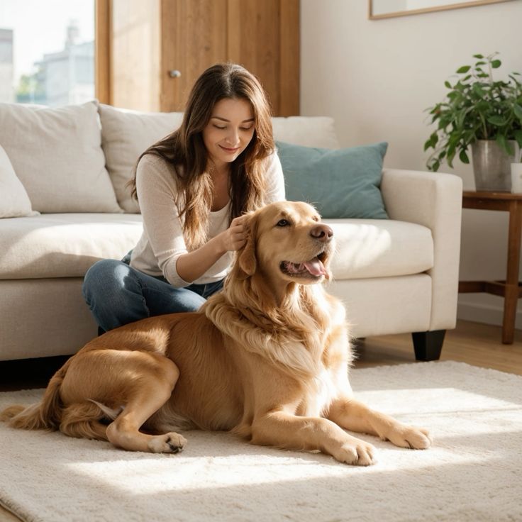 Happy pet owner with their emotional support animal, holding a legitimate ESA letter, symbolizing housing approval and peace of mind.