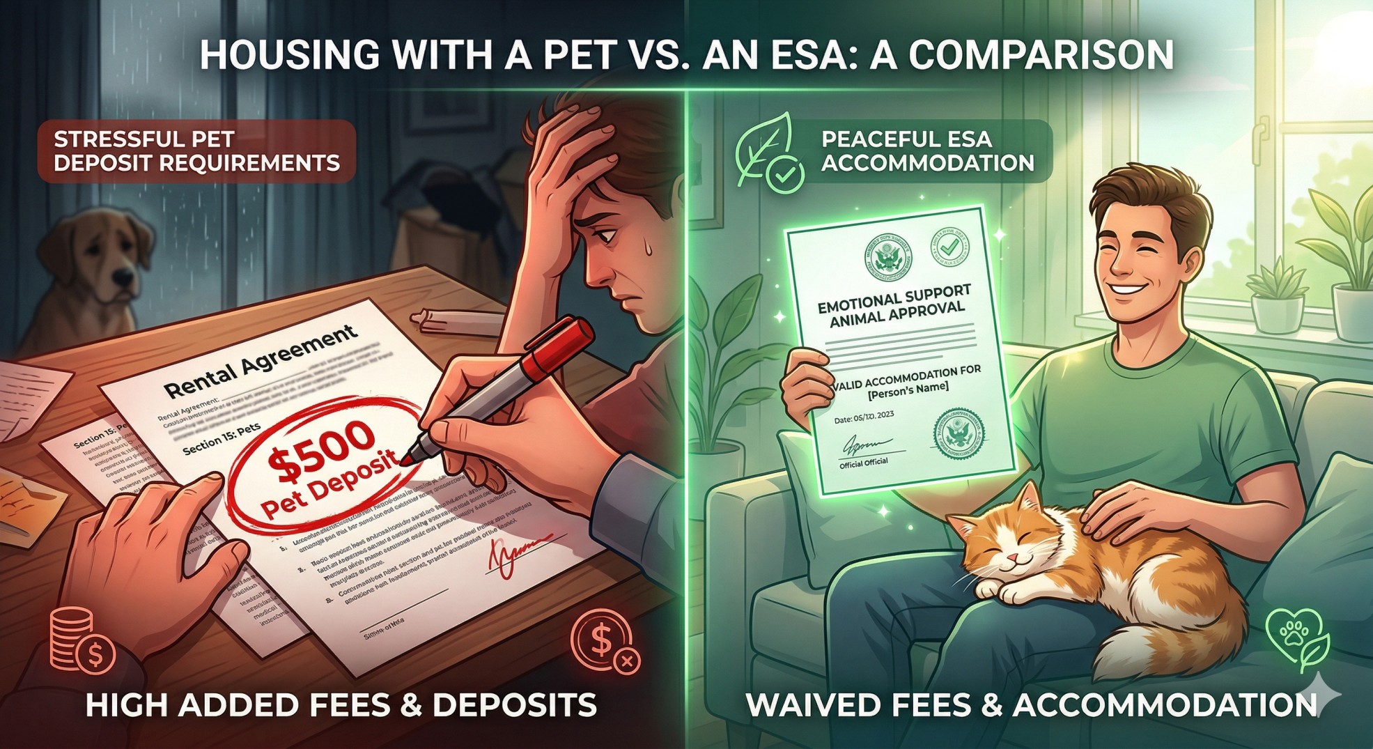 Cheap ESA Letter vs. Pet Rent: How Much You Actually Save
