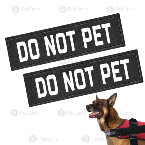 Do Not Pet Velcro Patch For Vest