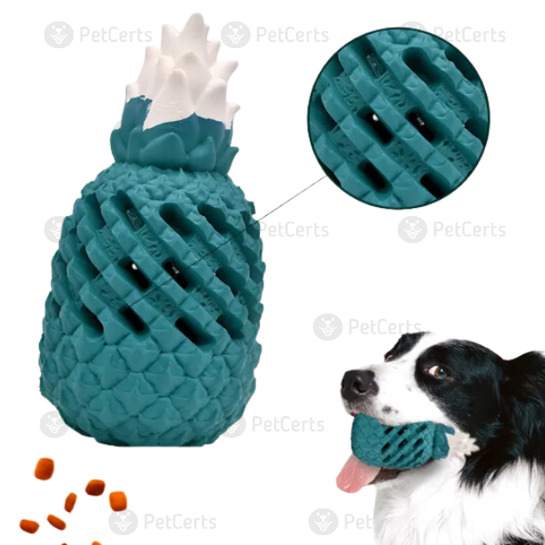 Rubber Pineapple Dog Toy